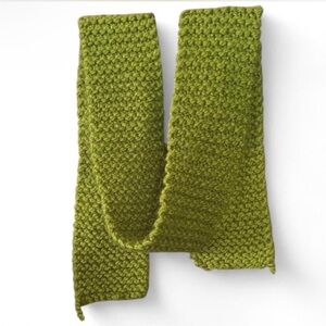 Hand Knit Light Green Scarf